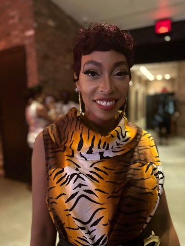 Attendee at ESSENCE Fashion House 2023