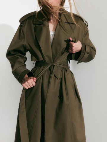 H&M TWILL TRENCH COAT