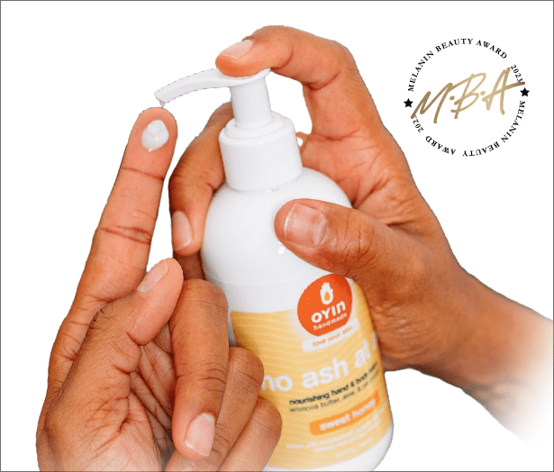 Oyin's Handmade NoAshAtAll cocoa butter lotion